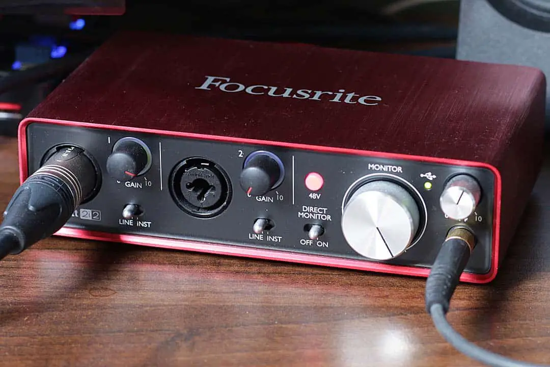 interface audio FOCUSRITE SCARLETT4-SOLO ideal home studio perso