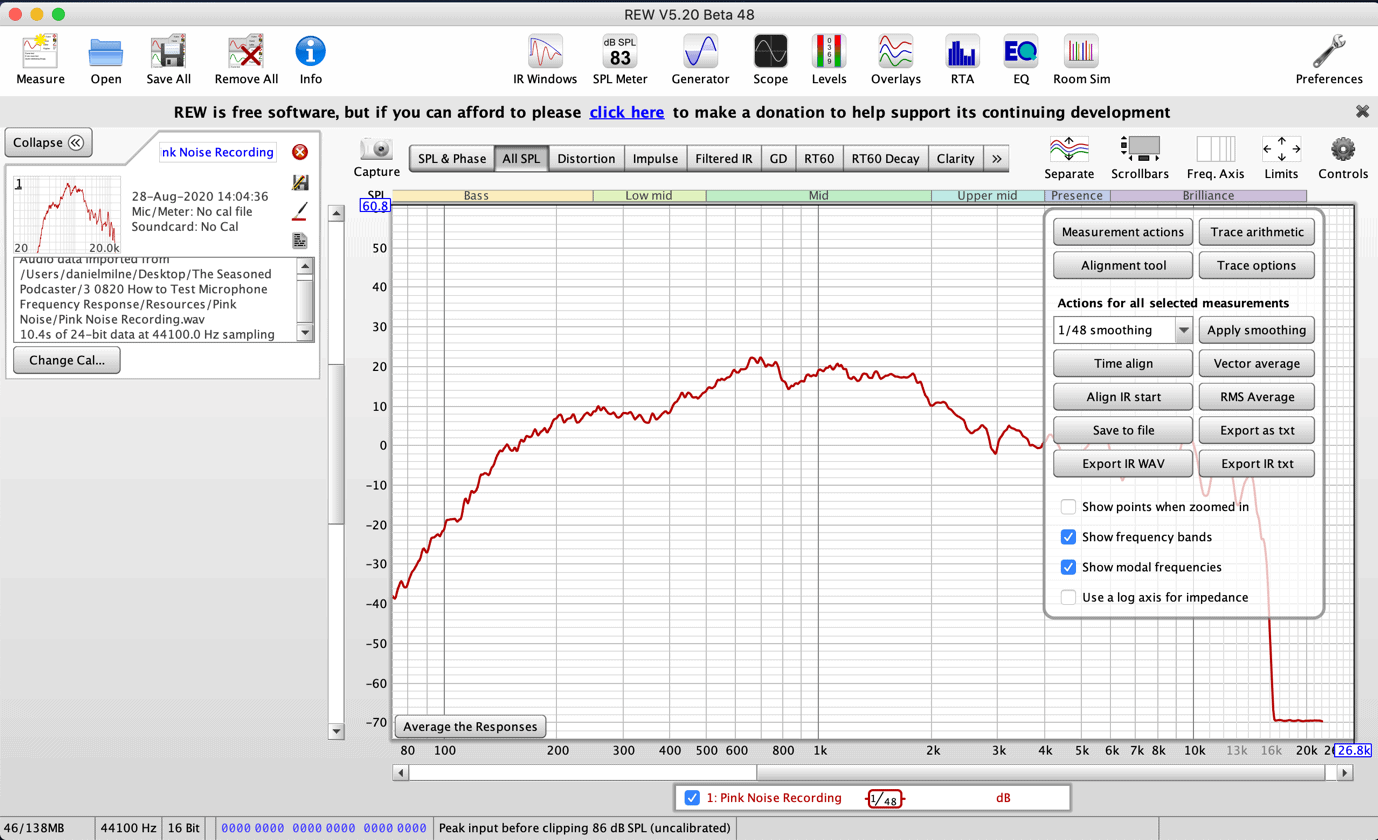 How to Test Microphone Frequency Response TSP