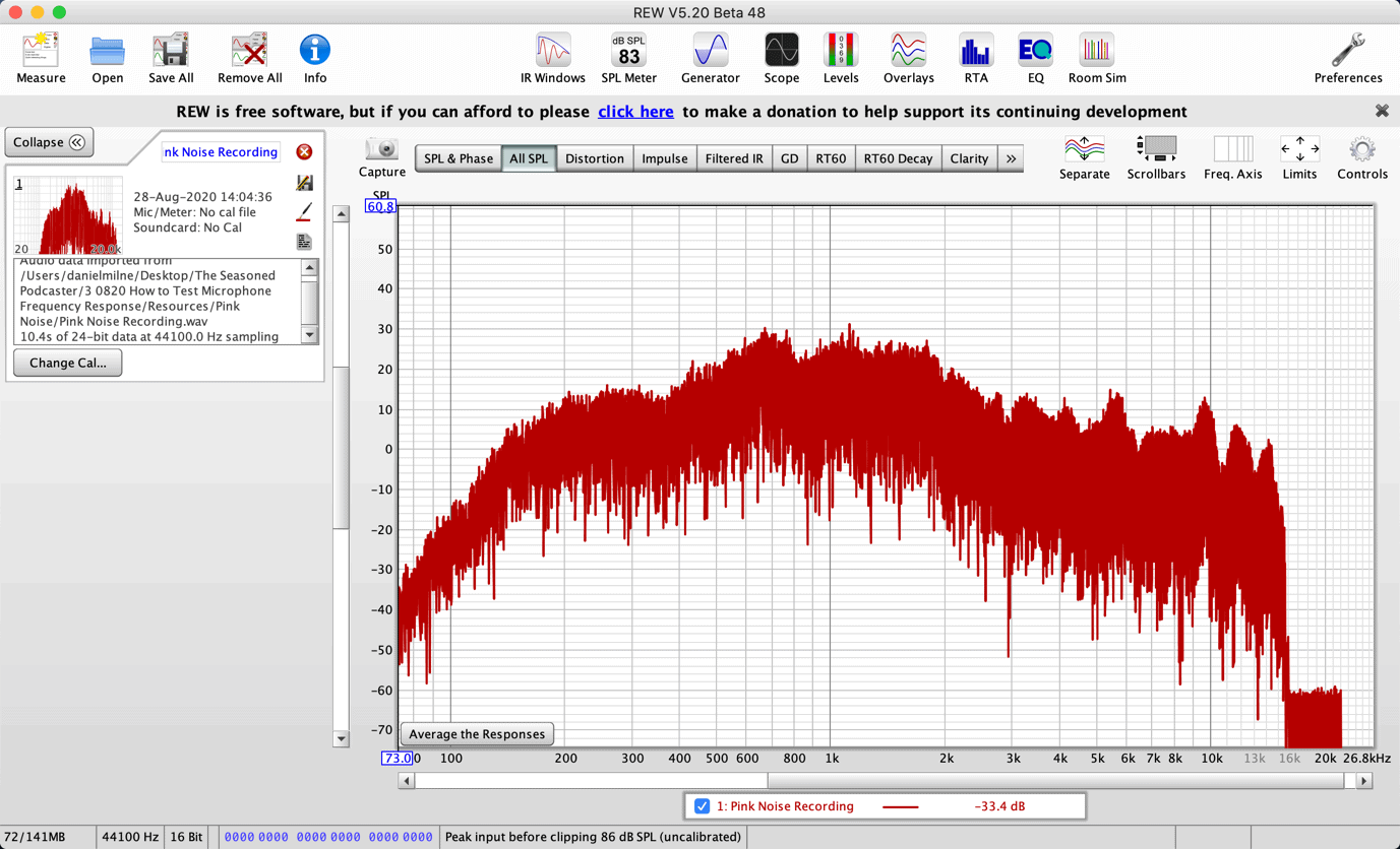 How to Test Microphone Frequency Response TSP