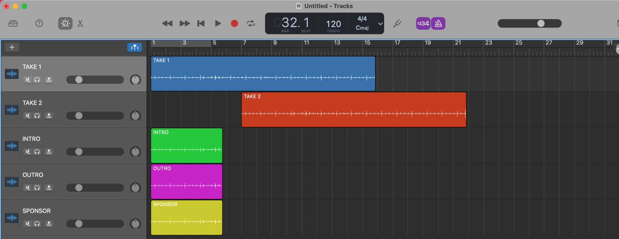 Garageband Crossfade How to Create Smooth Cuts and Transitions TSP